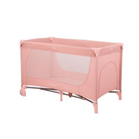 REISEBETT Medley, Seiteneingang rosa pink weiche Matratzenauflage, Netzfenster - Rosa, Kunststoff (60/120cm) - Kikka boo
