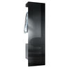 GARDEROBE Carlton Paneel in Schwarz Hochglanz - Schwarz Hochglanz, Holzwerkstoff (52/193/35cm) - Vladon