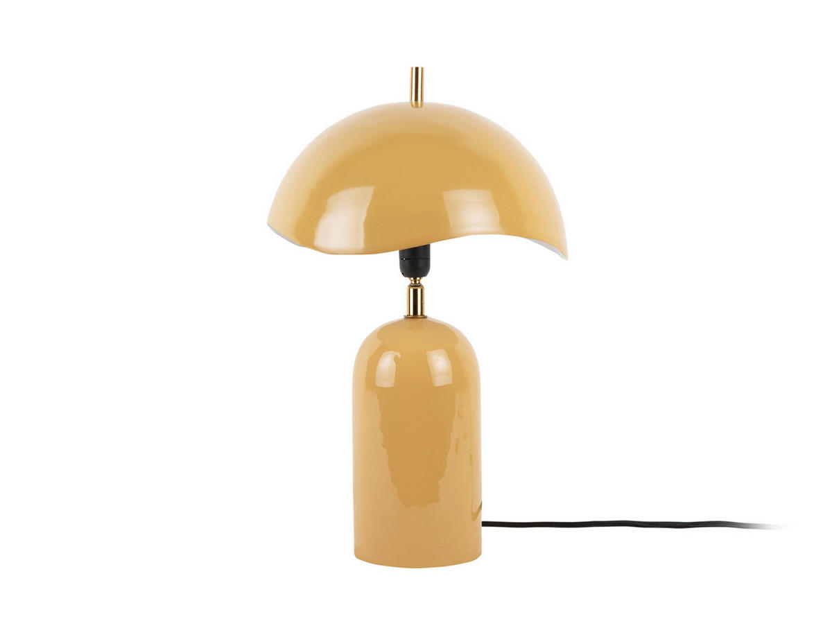 TISCHLAMPE Querido 25/25/41 cm - Gelb, Metall (25/25/41cm) - Leitmotiv