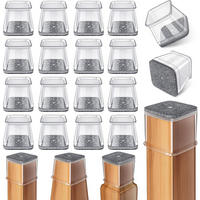 STUHLBEINKAPPEN für 38 - 55mm Stuhlbeine Grau 10-tlg - Grau, Kunststoff (0.38/1/0.55cm)