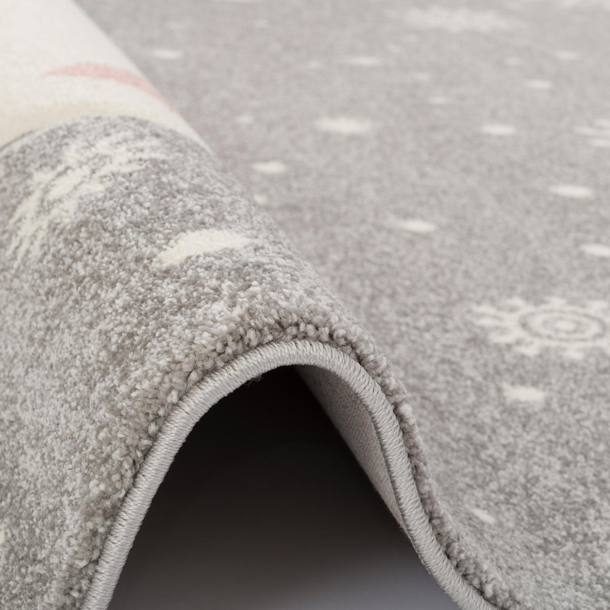 KINDER TEPPICH MAUI KIDS SCHNEE BÄR - Grau, Textil (200/290cm) - Pergamon