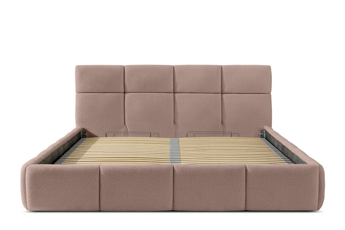 POLSTERBETT ALTOS, rosa - Rosa, Holz/Holzwerkstoff (180/200cm) - KONSIMO®