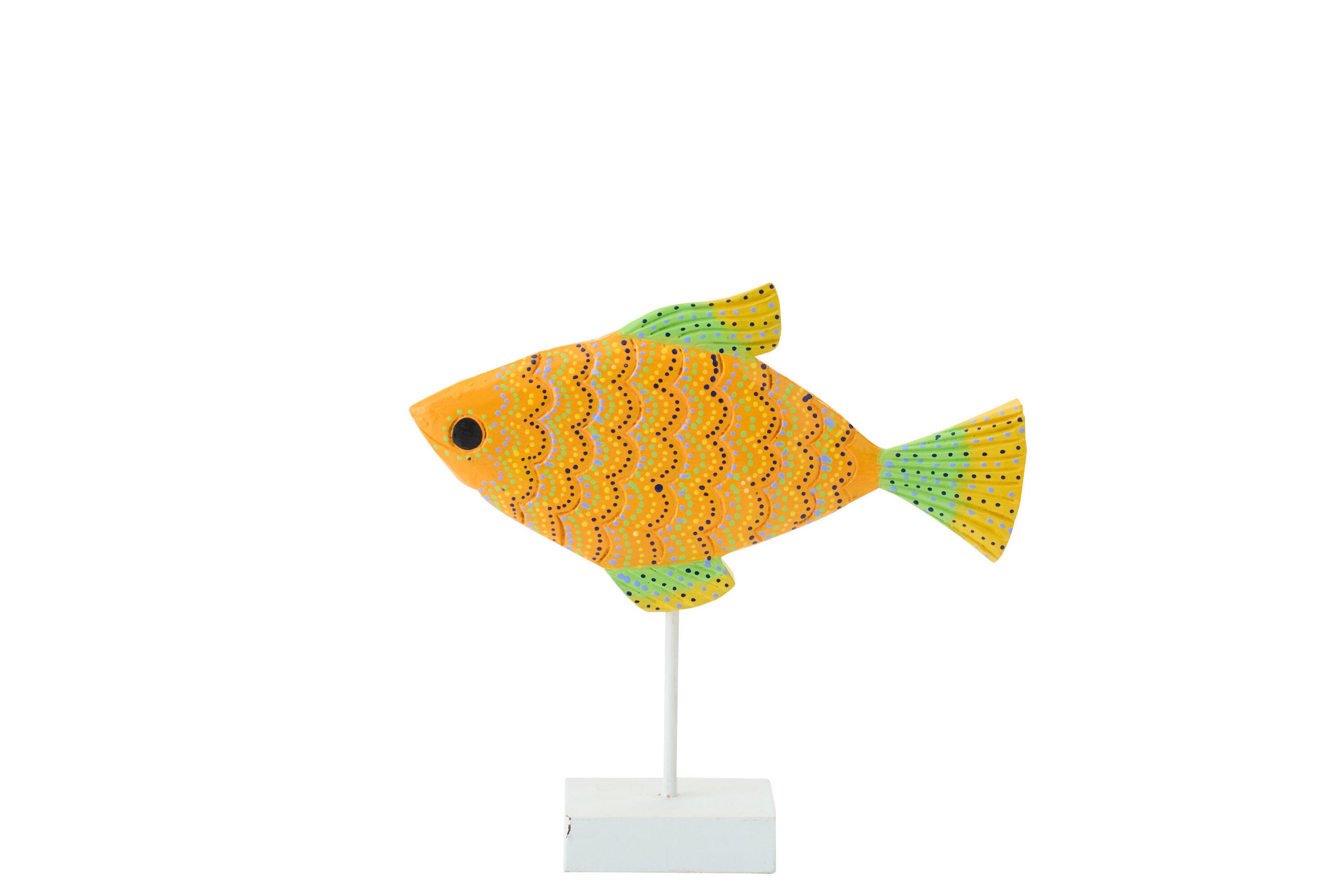 DEKOOBJEKT FISCH OMI - Multicolor, Holz (7/31/33cm) - J-Line