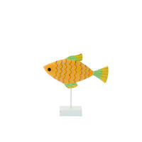 DEKOOBJEKT FISCH OMI - Multicolor, Holz (7/31/33cm) - J-Line