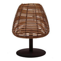 LED-TISCHLAMPE STANDY MINI beige - Beige, Naturmaterialien (19/19/25cm) - Lumisky