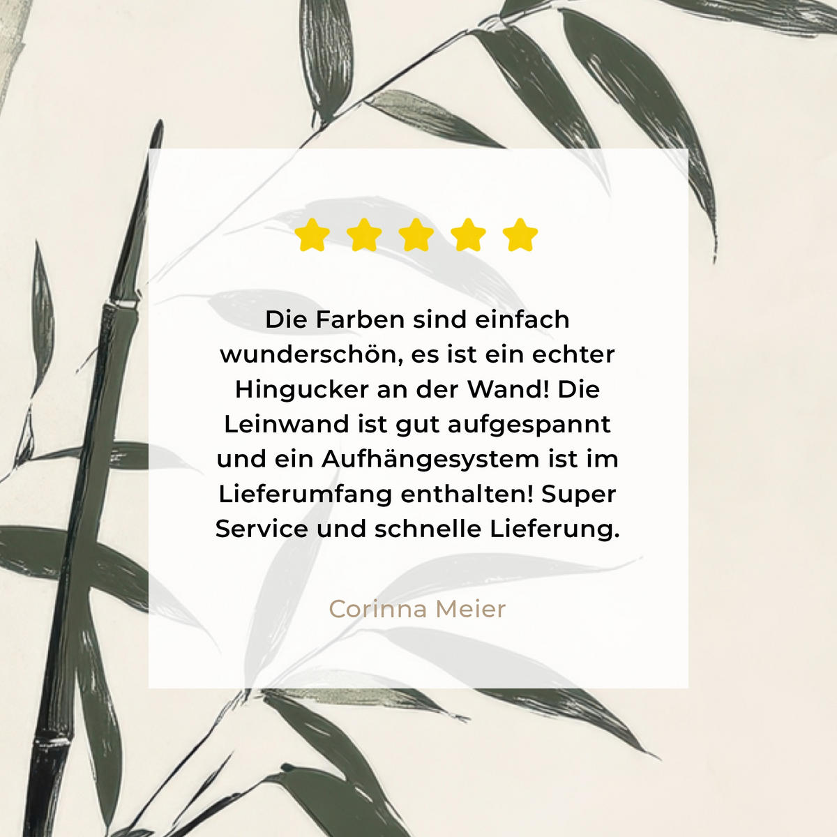 LEINWANDBILD Japandi - Bambus - Beige 30x40 cm - Eukalyptusholzfarben, Textil (30/40cm) - MuchoWow