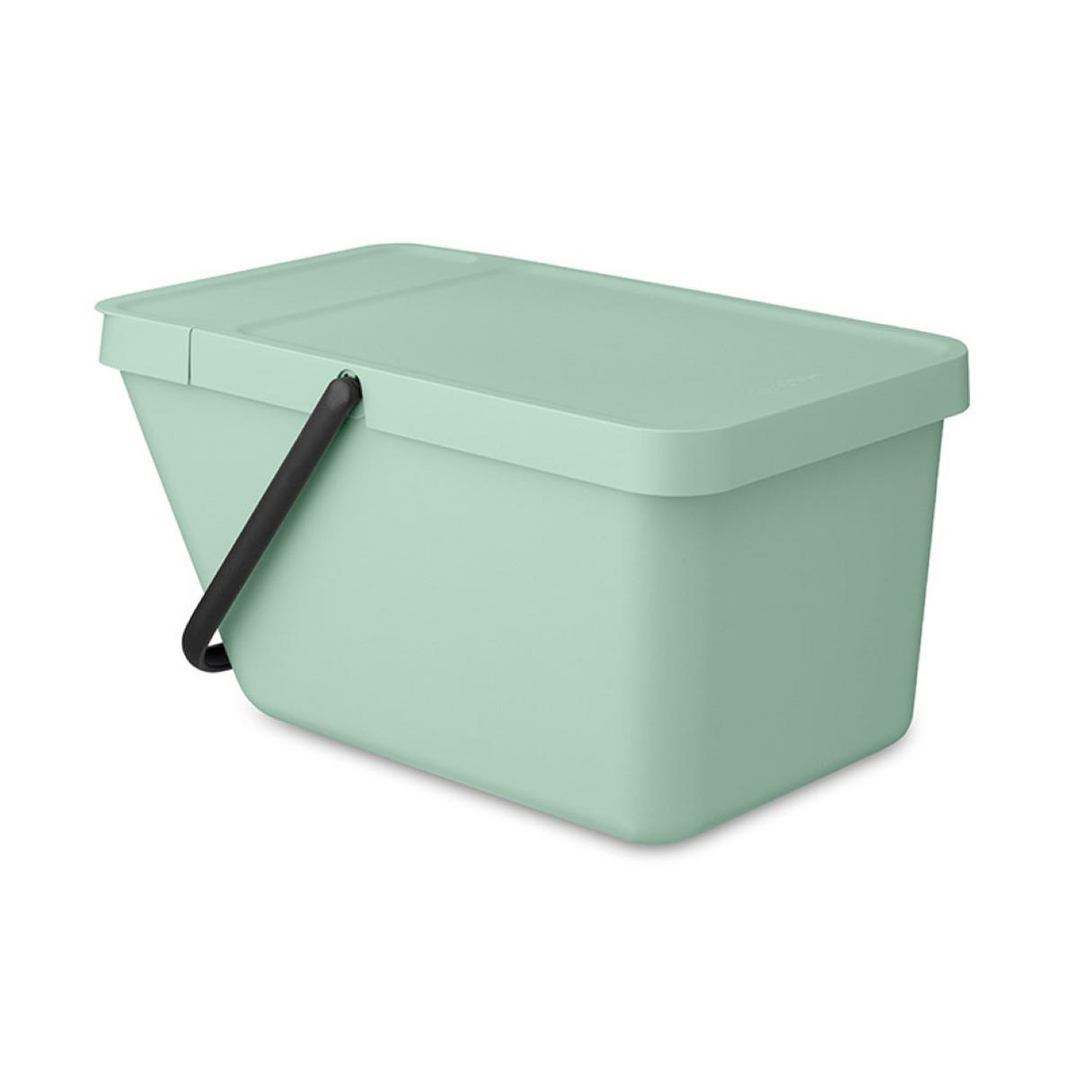ABFALLSAMMLER Stapelbarer Mit Tragegriff 20 Liter Kunststoff Jade - Grün, Kunststoff (28/22.5/45cm) - PROREGAL