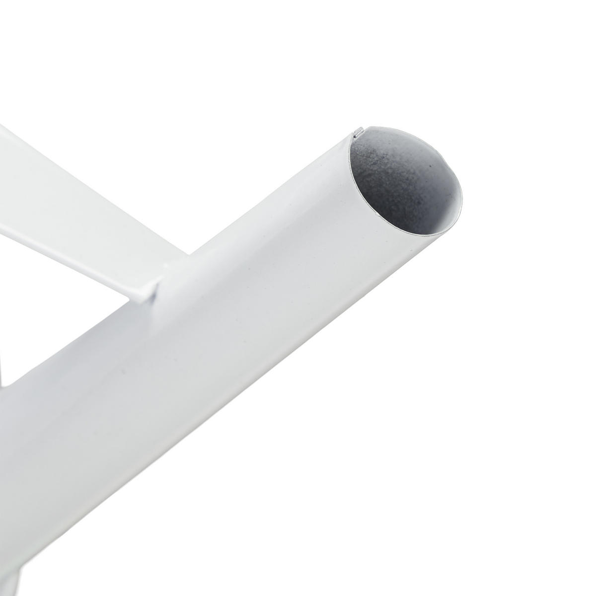 GIESSKANNE - Weiß, Metall (28.5/14/13cm) - Relaxdays