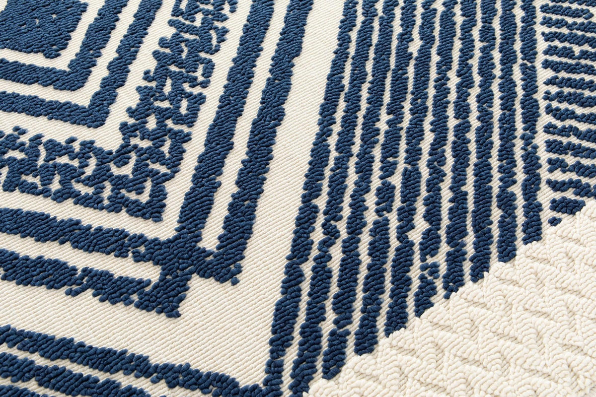 TEPPICH für Innen und Außen blau - Blau, Textil (160/230cm) - AFK Living