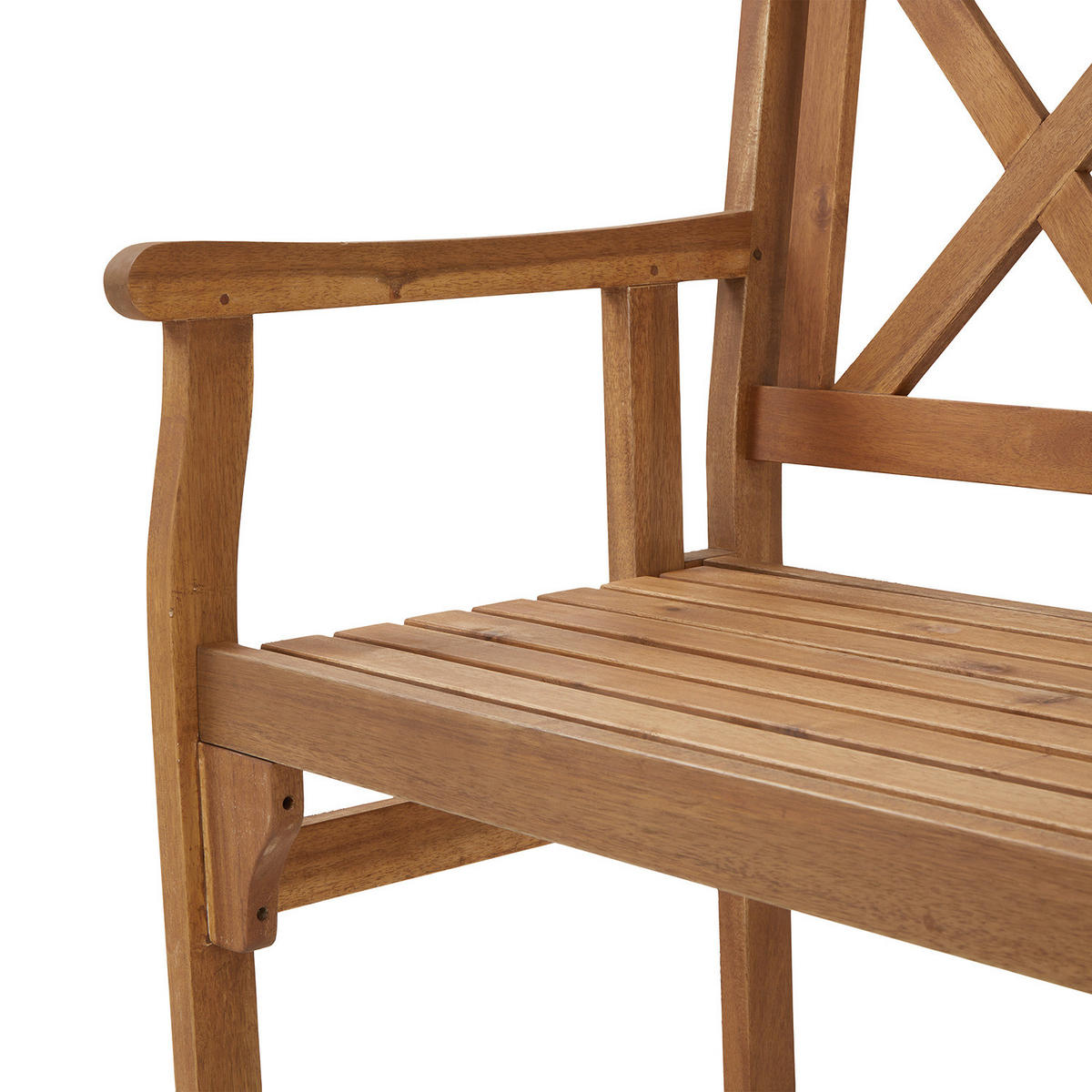 GARTENBANK Lovebird - Braun, Holz/Holzwerkstoff (90/90/55cm) - Butlers