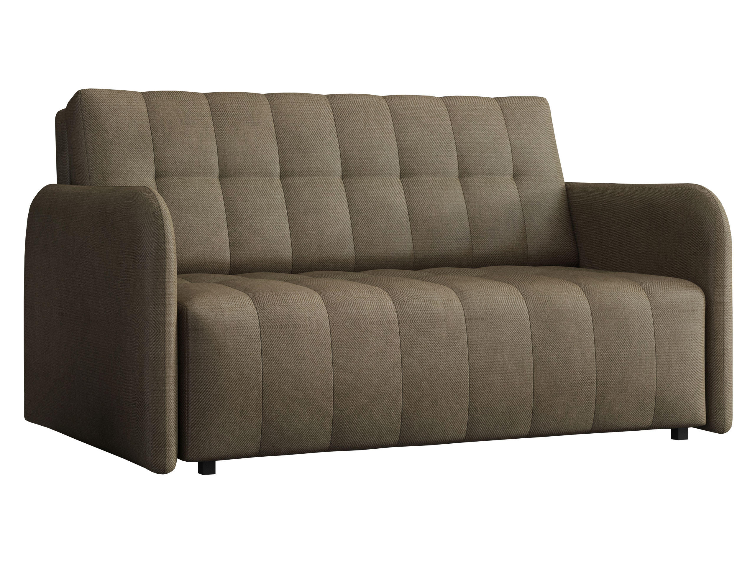 SCHLAFSOFA Viva Grand III - Hellbraun/Schwarz, Holz/Kunststoff (145/85/95cm) - MIRJAN24