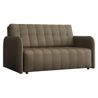 SCHLAFSOFA Viva Grand III - Hellbraun/Schwarz, Holz/Kunststoff (145/85/95cm) - MIRJAN24