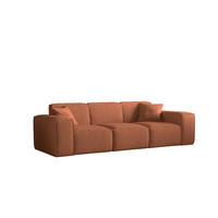 SOFA Celes Premium 3-sitzer Ascot Bukla - Kupferfarben, Holzwerkstoff/Textil (225/73/88cm) - Fun Möbel