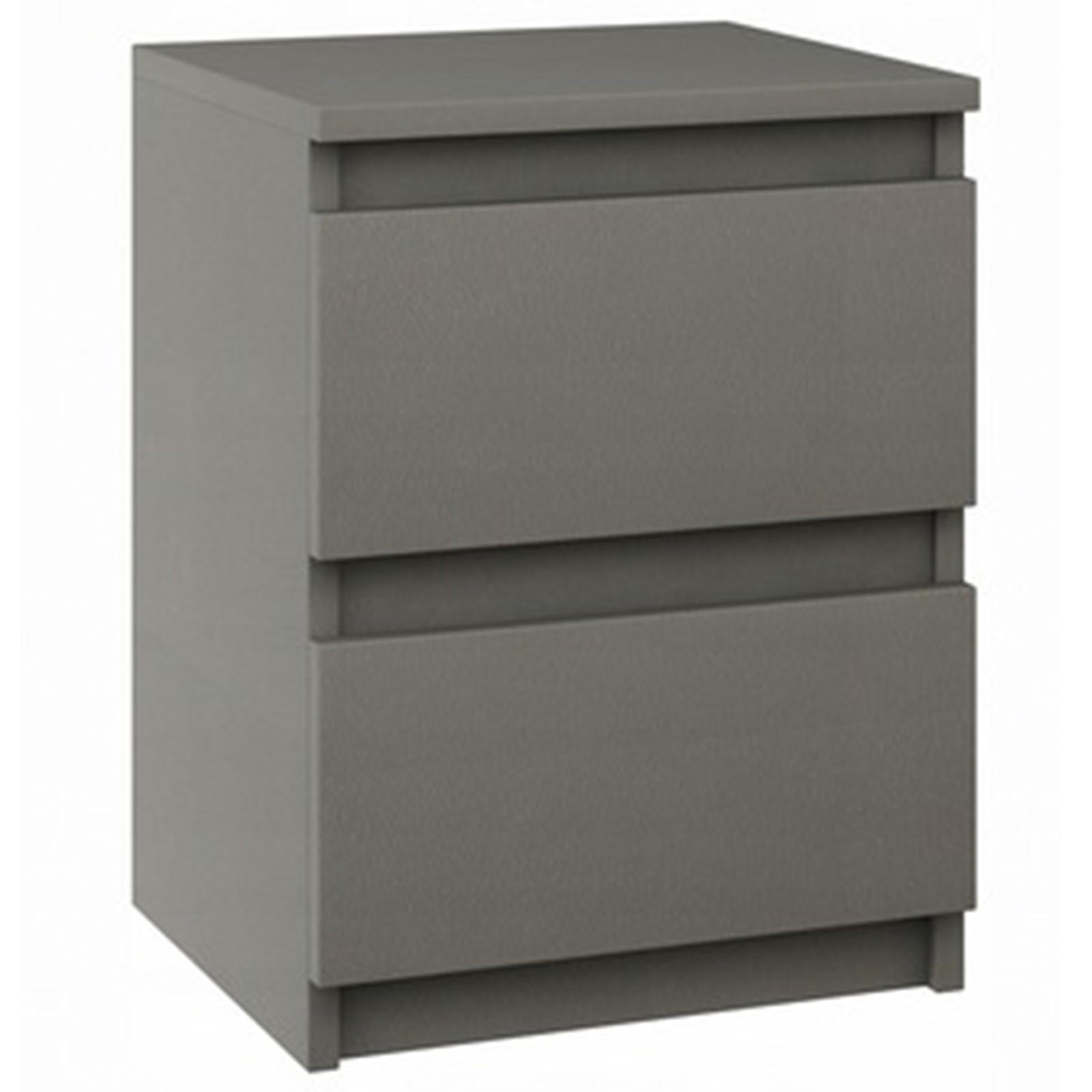 NACHTTISCH bella2 grau matt - Grau, Holzwerkstoff (30/40/30cm) - roe furniture