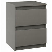 NACHTTISCH bella2 grau matt - Grau, Holzwerkstoff (30/40/30cm) - roe furniture