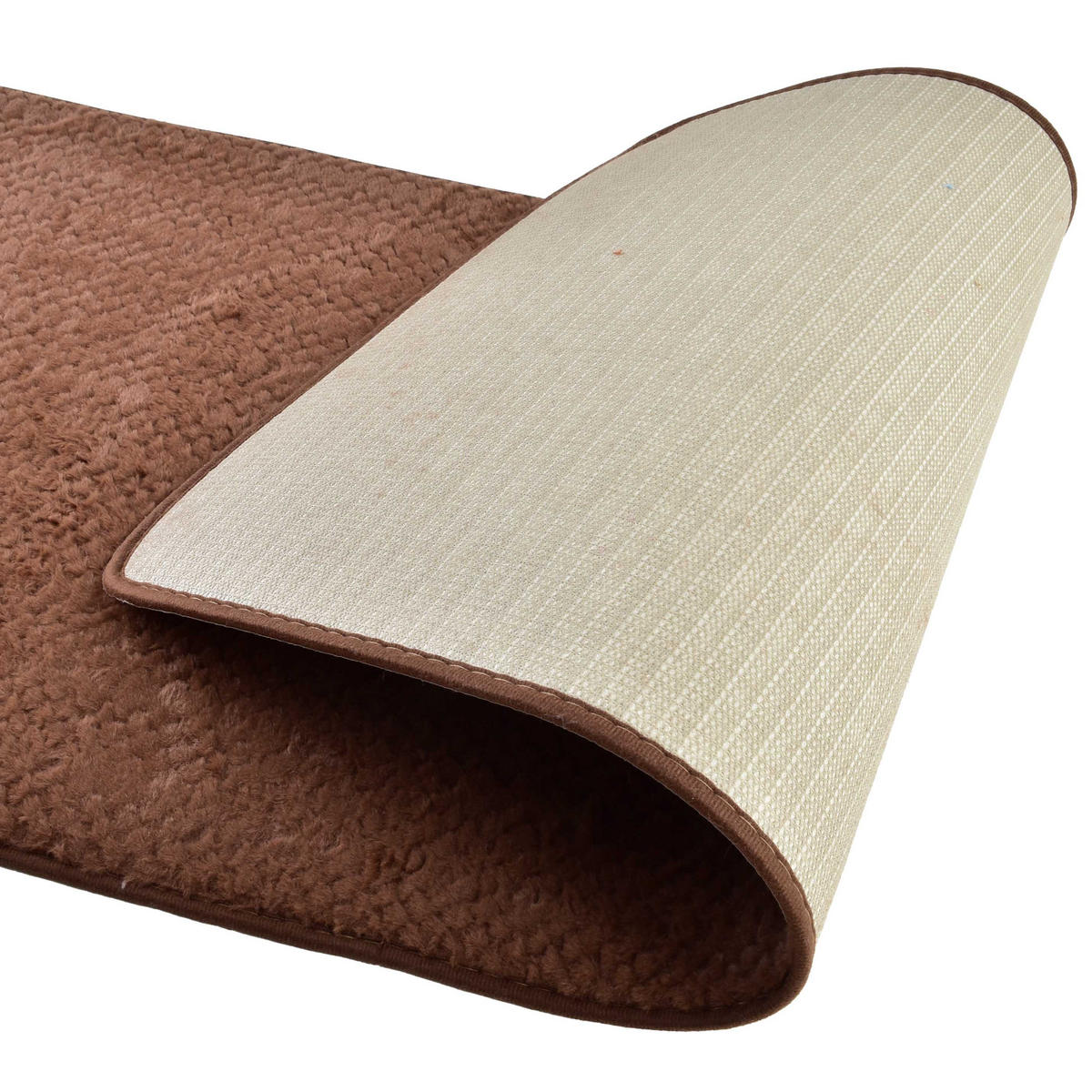 BADTEPPICH Zac Braun 120/50/2 cm Textilien - Braun, Textil (50/120cm) - Mondex