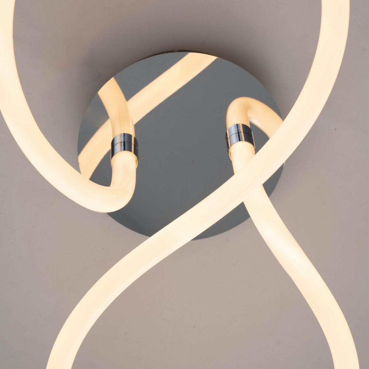 DECKENLEUCHTE Aenaria, Silber/Chrom, 44cm - Chromfarben, Metall (44/16/20cm) - KOSILUM