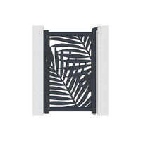 EINGANGSTOR - 103 x 4.6 - metall - anthrazitgrau Togiro - Anthrazit, Metall (103/161cm) - Vente-Unique