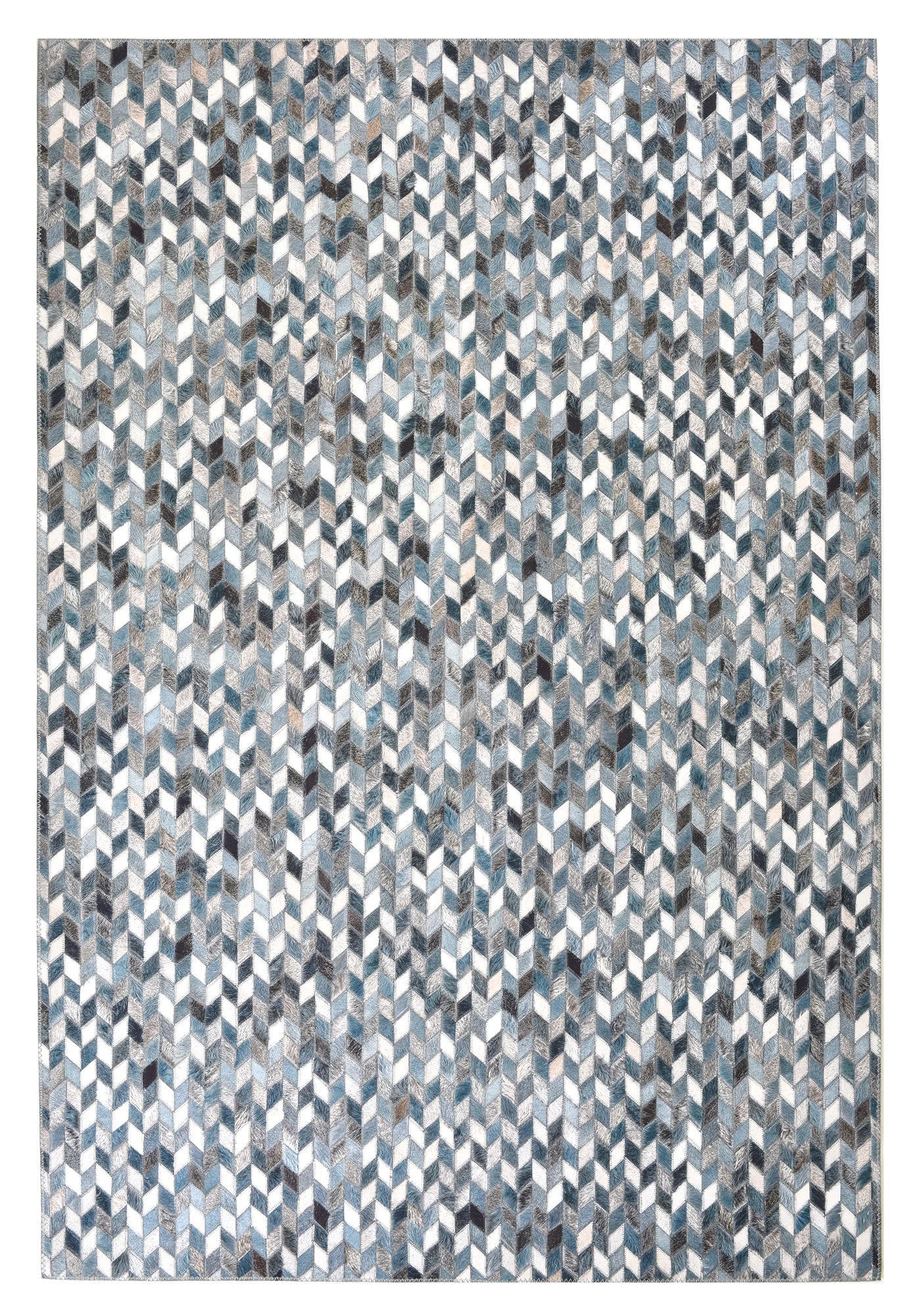 KURZFLORTEPPICH Serena 50x80 cm - Blau, Textil (50/80cm) - Gino Falcone