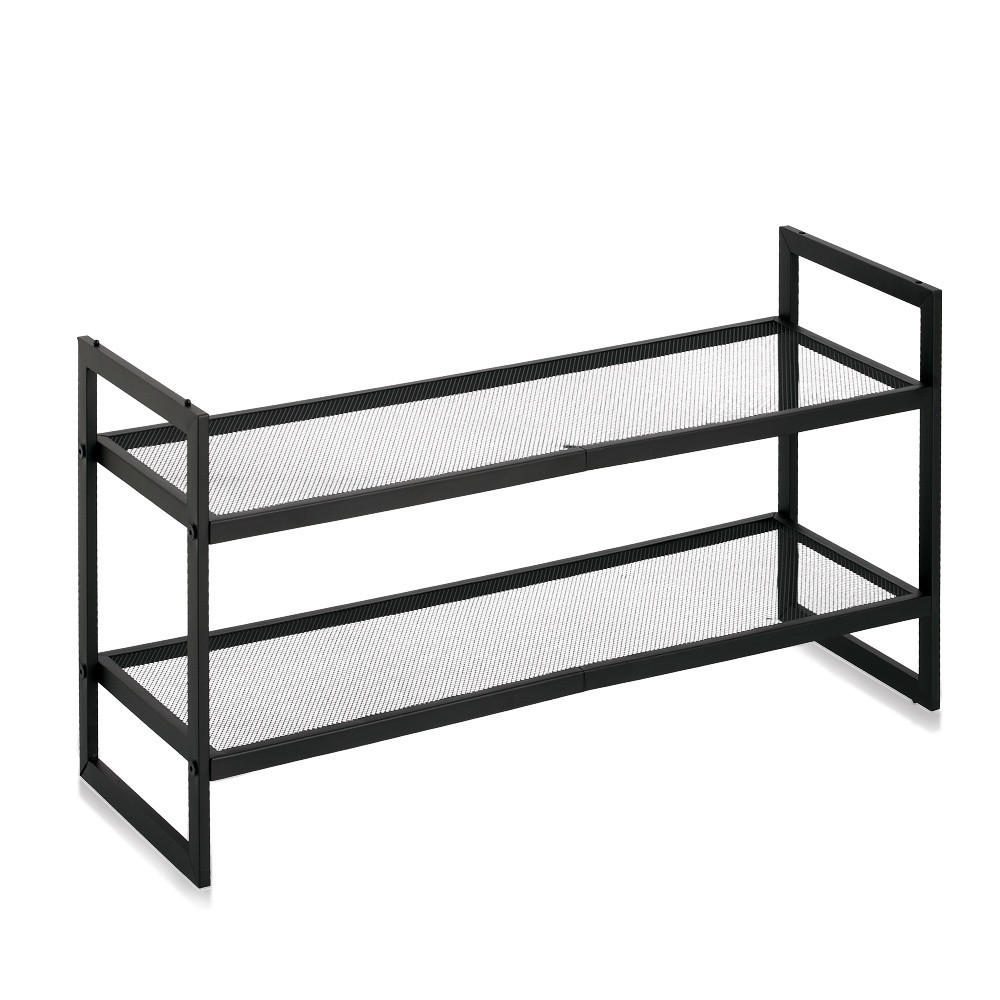 Zeller Schuhregal Schwarz 70x36x70 cm