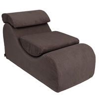 WELLENLIEGE aus Schaumstoff für Kinder, Aesthetic, Braun - Braun, Textil (60/55/120cm) - MeowBaby