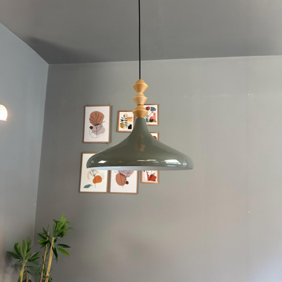 PENDELLEUCHTE Oslo - Anthrazit, Metall (35/35/21cm) - Bamyum
