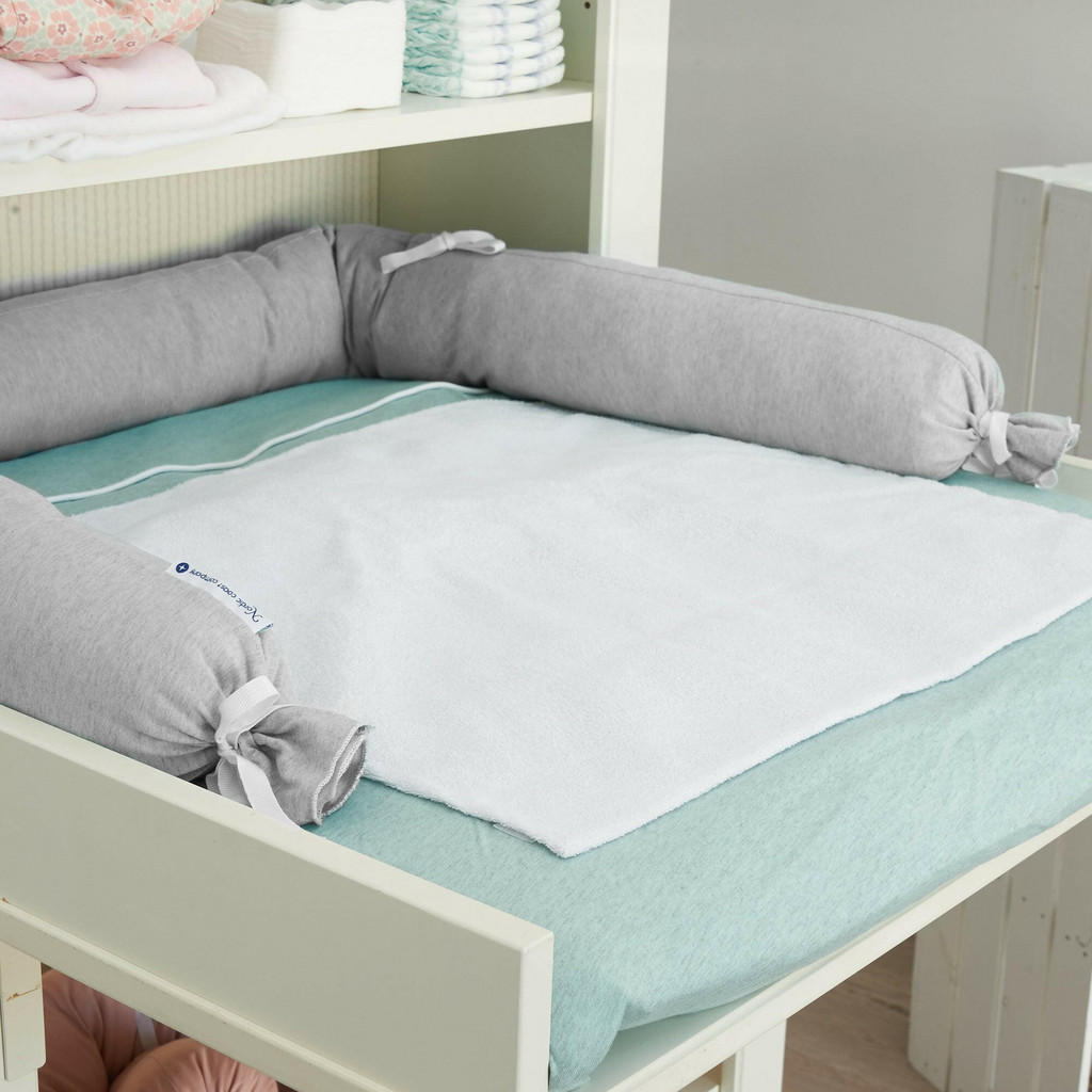 Thumbnail - nordic coast company Bettschlange, Grau, Textil, 9x180 cm, Schlafen, Babybett-Ausstattung, Babynestchen, Bettschlange