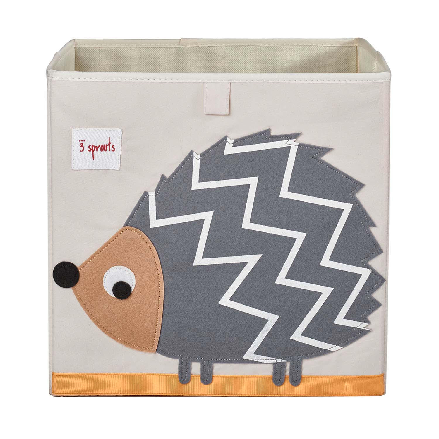 AUFBEWAHRUNGSBOX Igel 33x33x33cm - Naturfarben, Textil (33/33cm) - 3Sprouts