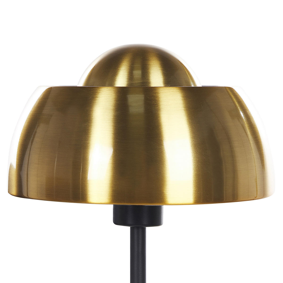 TISCHLEUCHTE Senette 24/24/44 cm - Schwarz, Metall (24/24/44cm) - Beliani