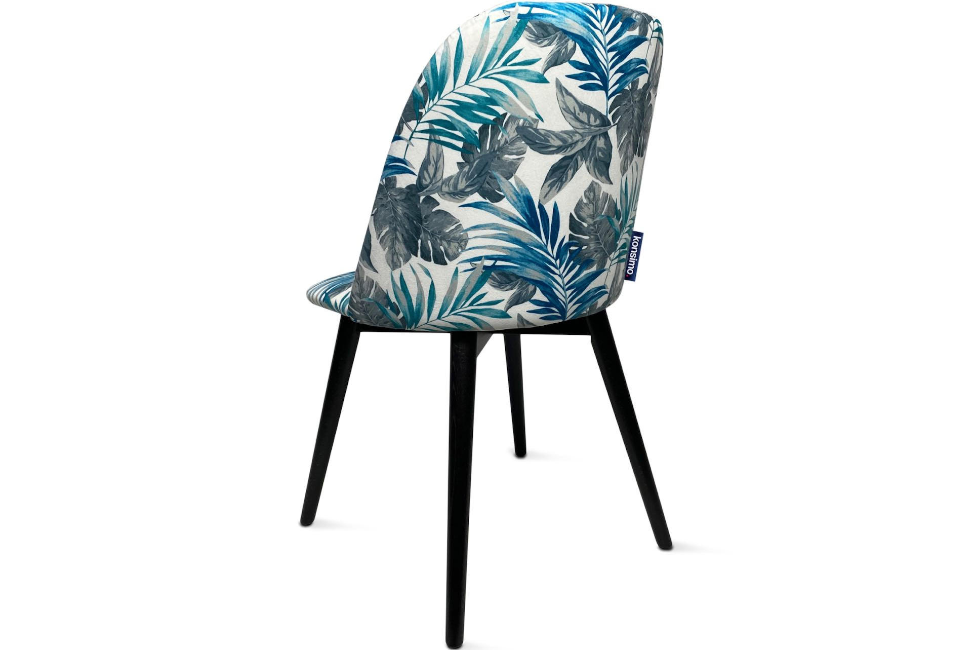 ESSZIMMERSTÜHLE BAKERI (2er-Set), beige / blau - Blau/Beige, Holz/Buchenholz (48/86/44cm) - KONSIMO®