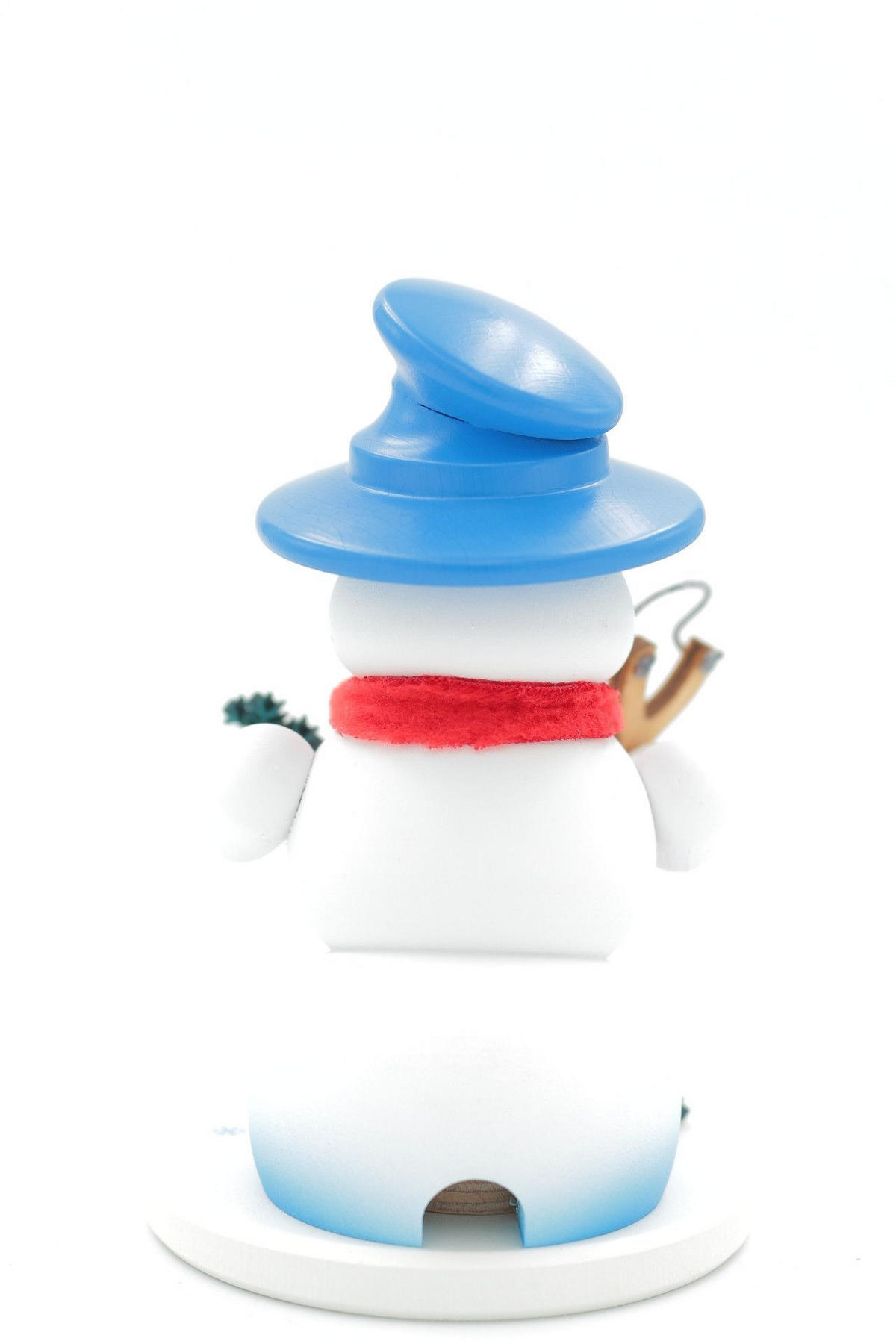 RAUCHFIGUR Scheemann Weiß Flockenwerfer 13 cm - Multicolor, Holz (10/13/0.1cm)