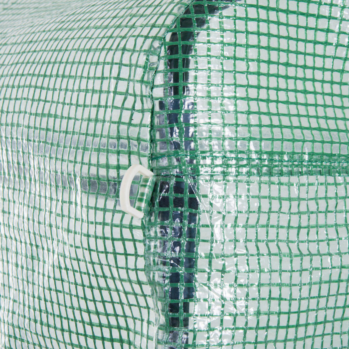 GEWÄCHSHAUS 3,97x3x2 m begehbar grün - Grün, Metall (397/200/300cm) - Fortuna Lai