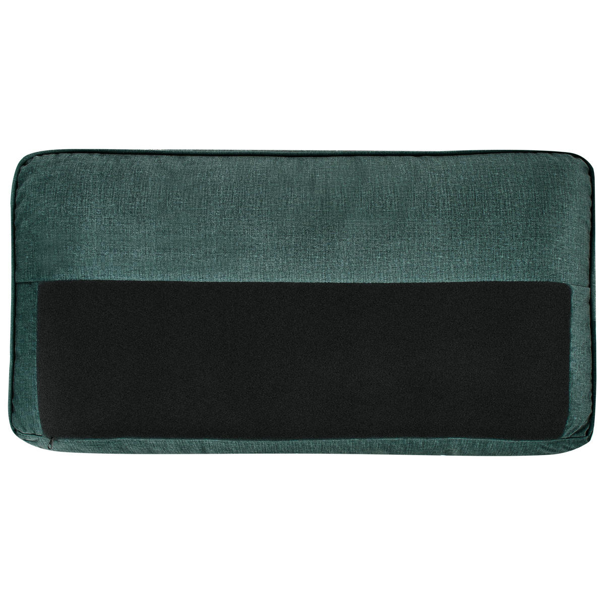 3-SITZER-SOFA Samtstoff Dunkelgrün Savalen - Schwarz/Grün, Textil (204/87/91cm) - Beliani