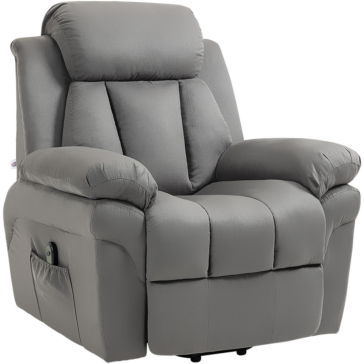 RELAXSESSEL DE-15362 elektrisch verstellbar mit Aufstehhilfe Grau - Hellgrau, Metall (93/105/96cm) - ComfortXL
