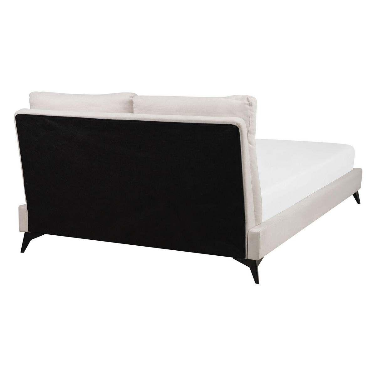 POLSTERBETT 140/200cm Helles Beige Melle - Beige, Naturmaterialen/Textil (140/200cm) - Beliani