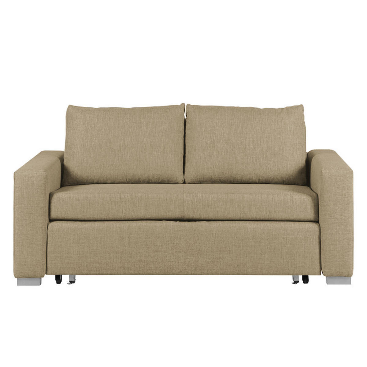 SCHLAFSOFA - Beige, Textil (173/90/90cm) - home24