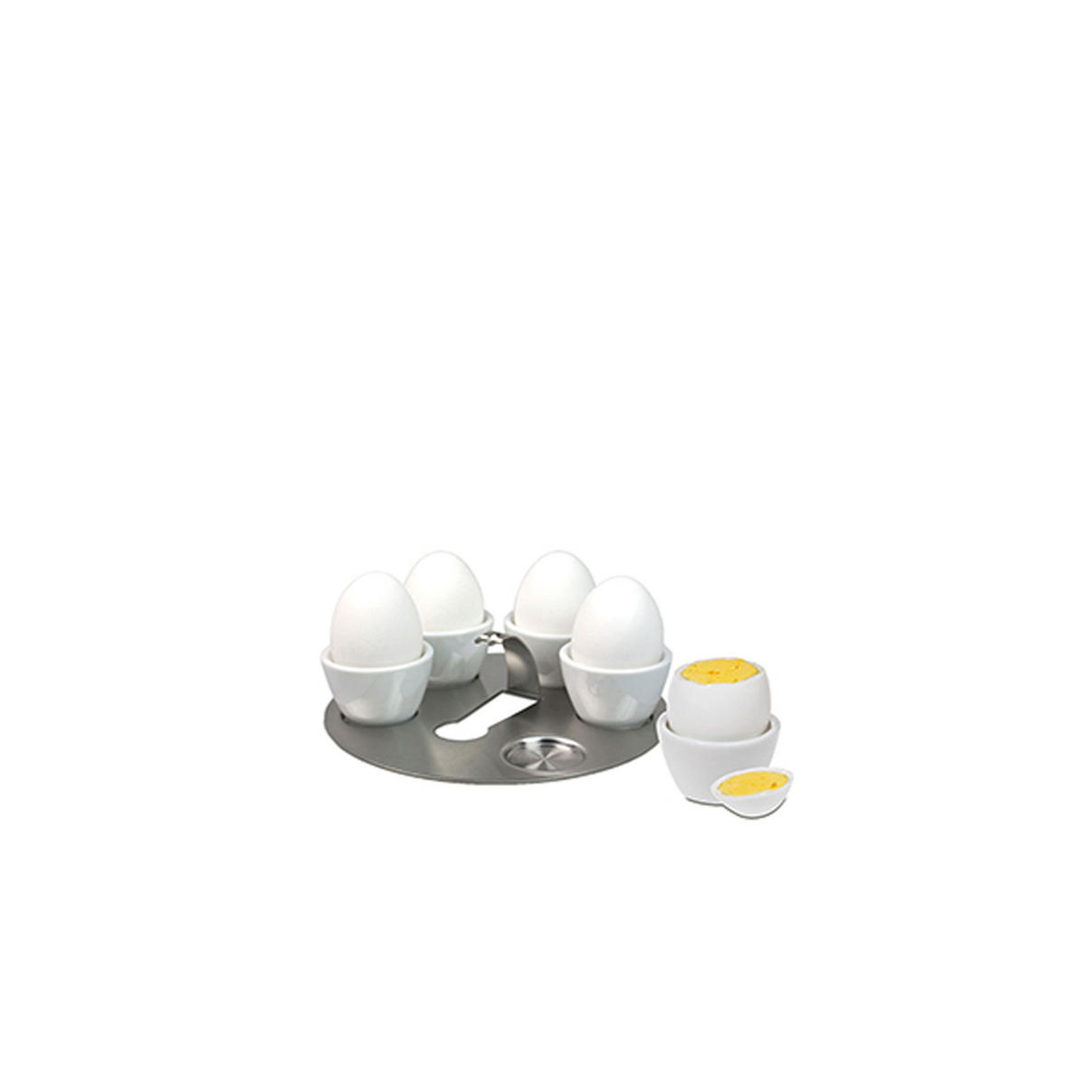 EIERBECHERTABLETT Miro , 6-tlg. - Multicolor, Metall (7/20.5/22cm) - Take2