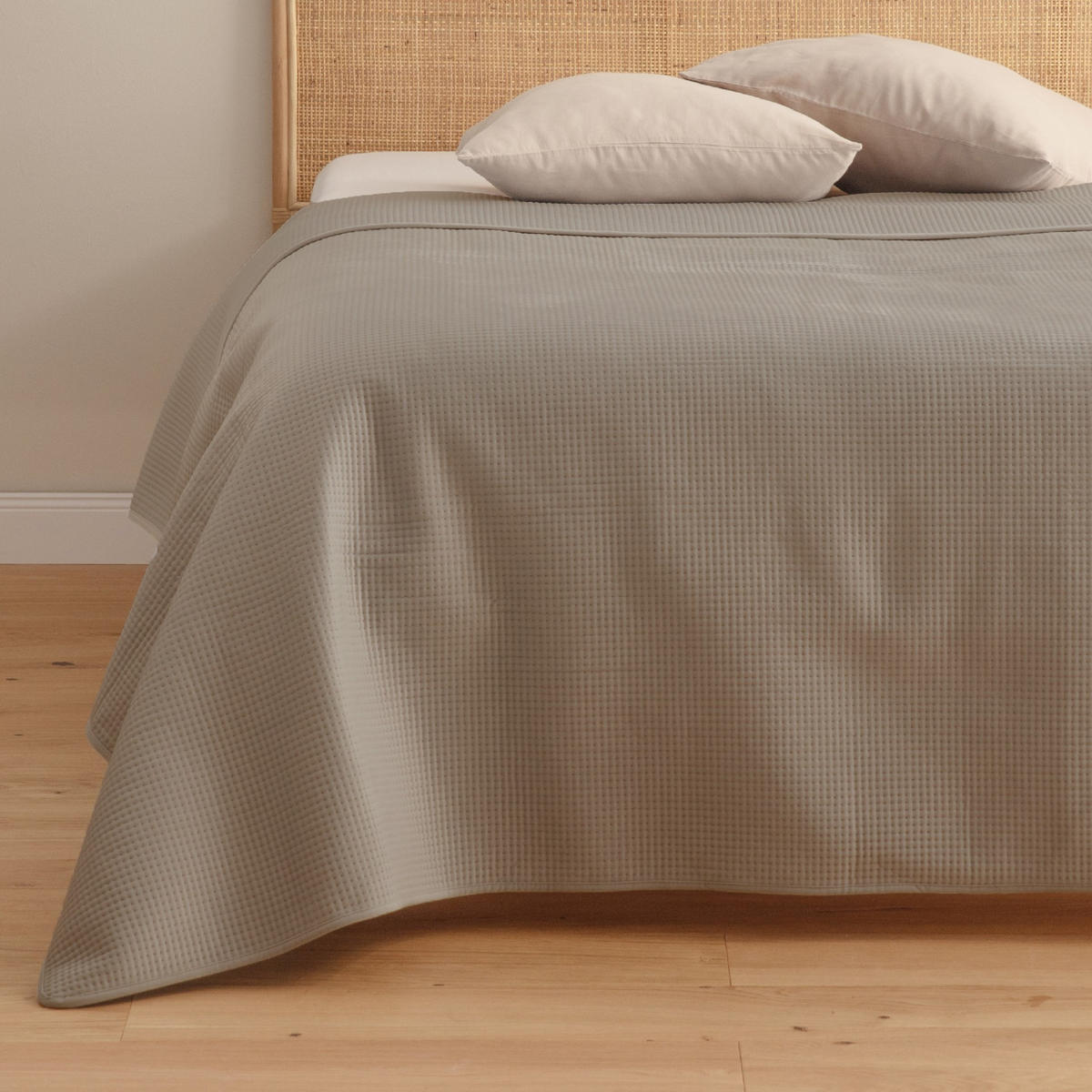 TAGESDECKE Pontoso - Hellbraun, Textil (240/260cm) - home&you