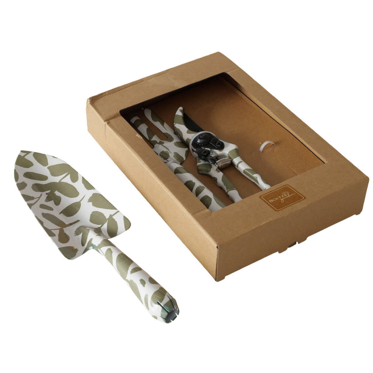 GARTENWERKZEUGE Lilly 3er-Set - Grün, Metall (8/4/28cm)