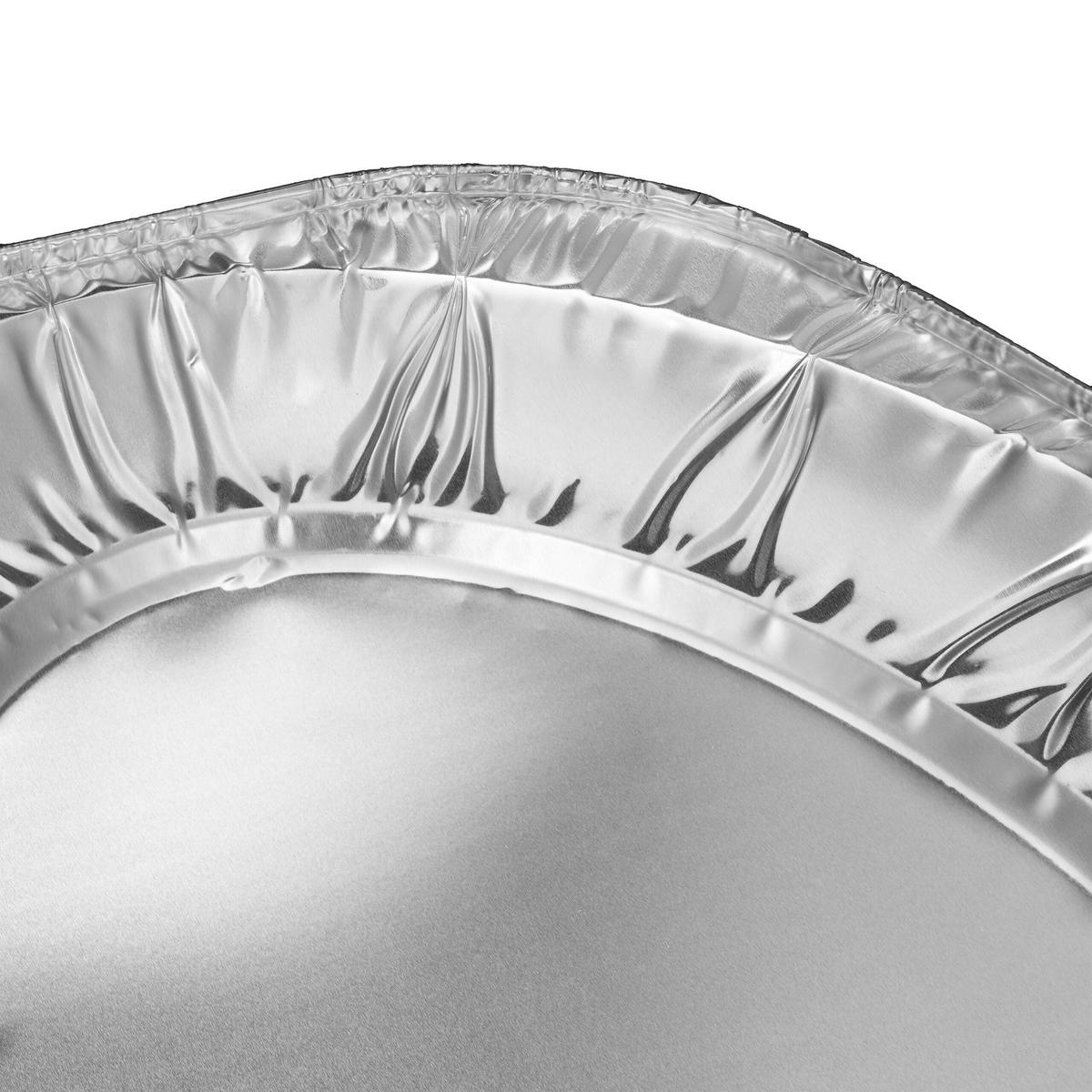 100XSERVIERPLATTEN - Silberfarben, Metall (24/35/2.5cm) - Relaxdays
