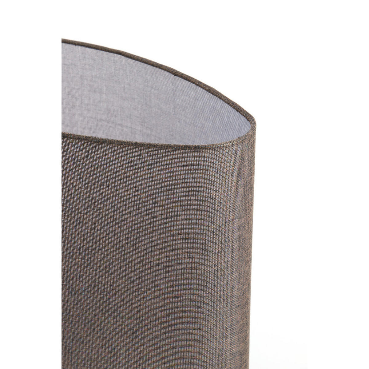 LAMPENSCHIRM Branfo Braun 45/21/32 cm - Braun, Textil (45/21/32cm) - Light & Living