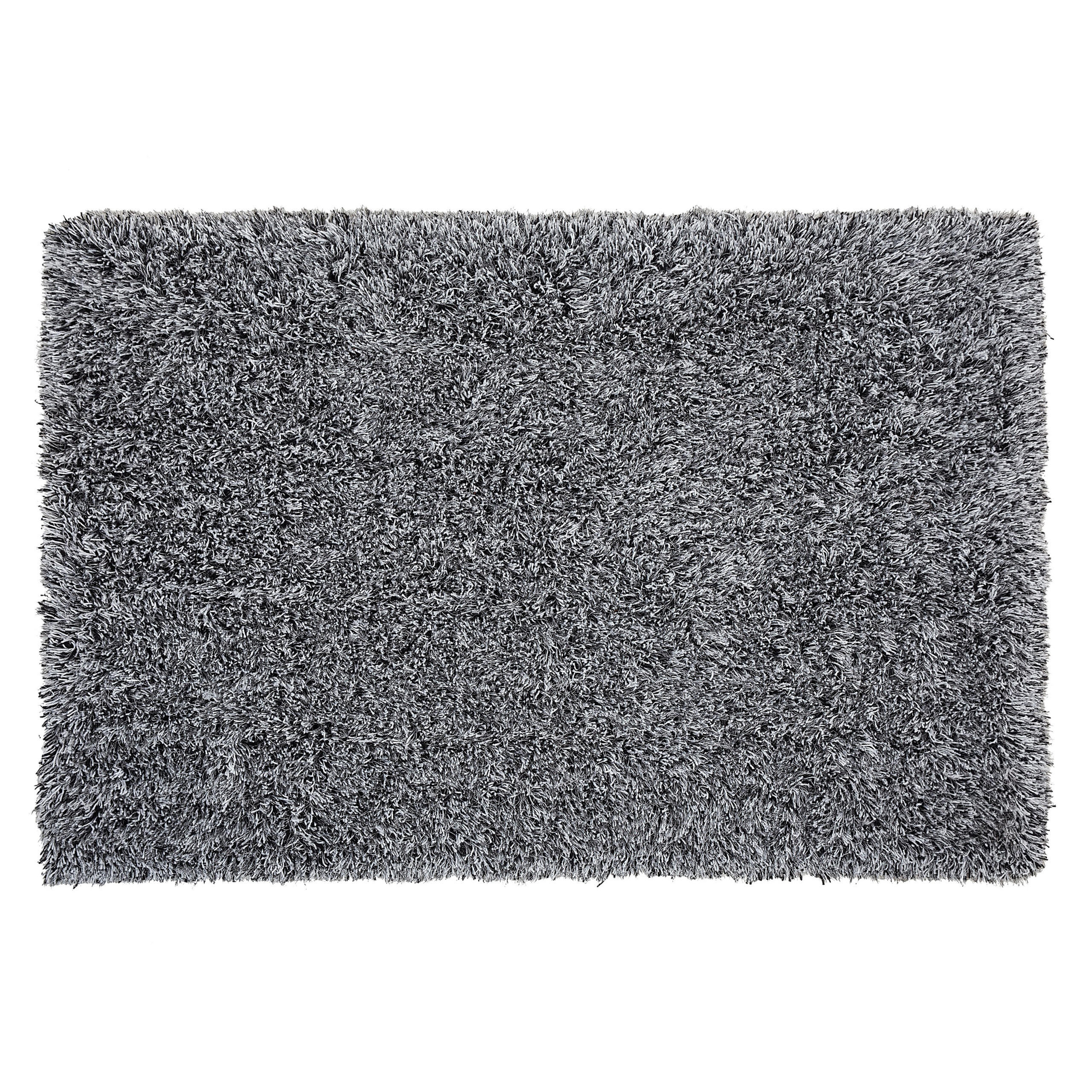 SHAGGY-TEPPICH Cide 200/140 cm - Schwarz, Kunststoff (140/200cm) - Beliani