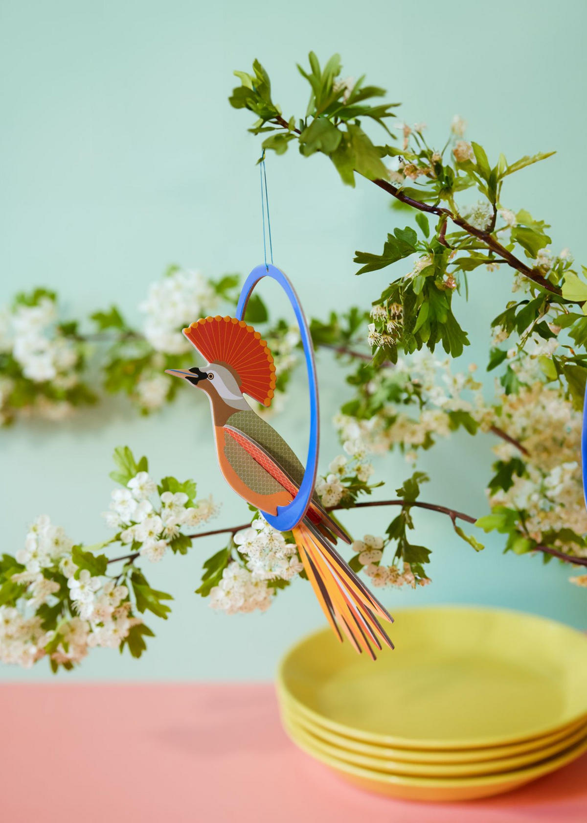 WANDSKULPTUR Bunt 10/2 cm - Multicolor, Wellpappe (0.07/2/14cm) - Studio Roof