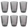 DRINKGLAS (6er Set) Linee - Grau, Glas (0.39L) - BUTLERS