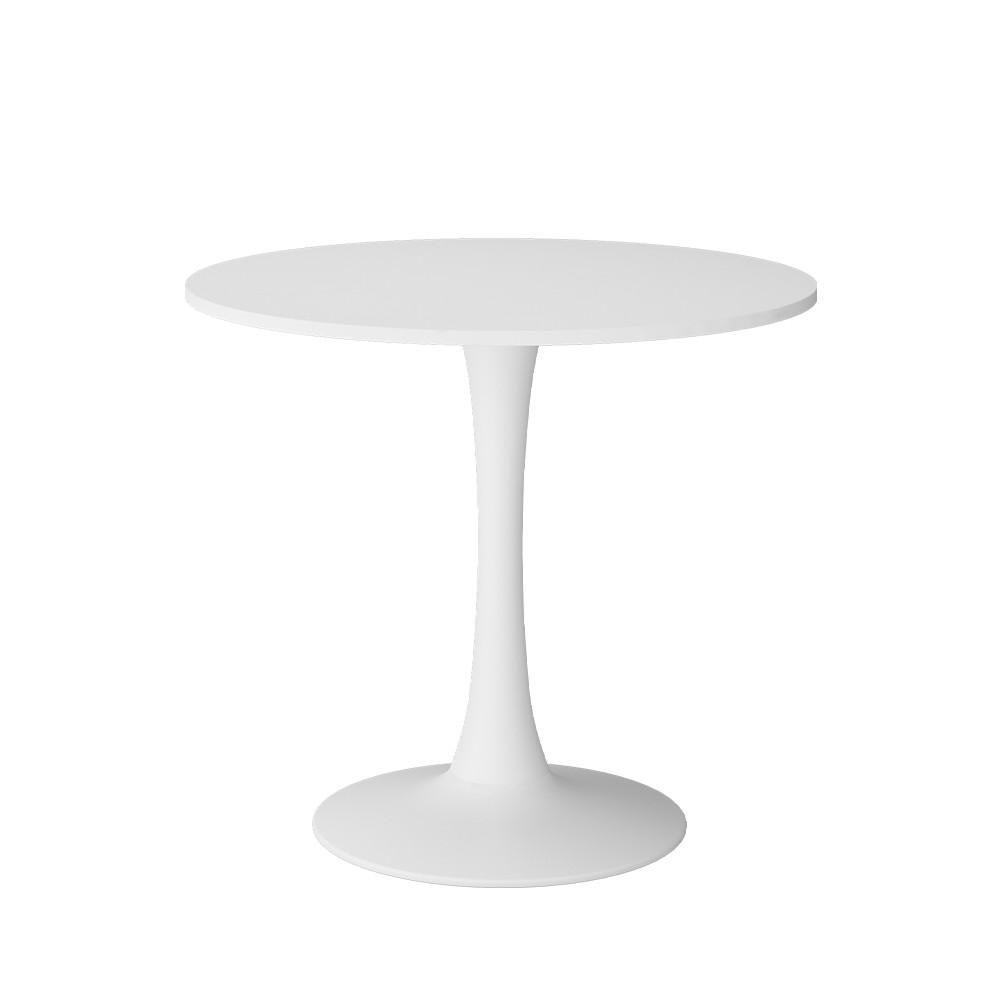 ESSTISCH Carl Weiß 80 x 80 cm - Weiß, Holzwerkstoff (80/80/74cm) - Vicco