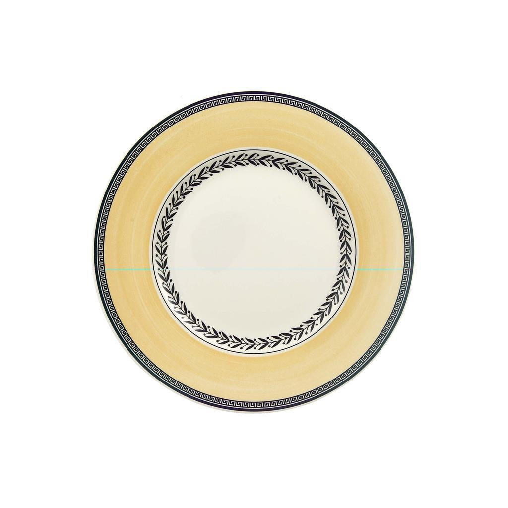 FRÜHSTÜCKSTELLER Audun Fleur weiß-grau-gelb ø 21,6 cm - Gelb/Weiß, Keramik (21.6cm) - Villeroy & Boch