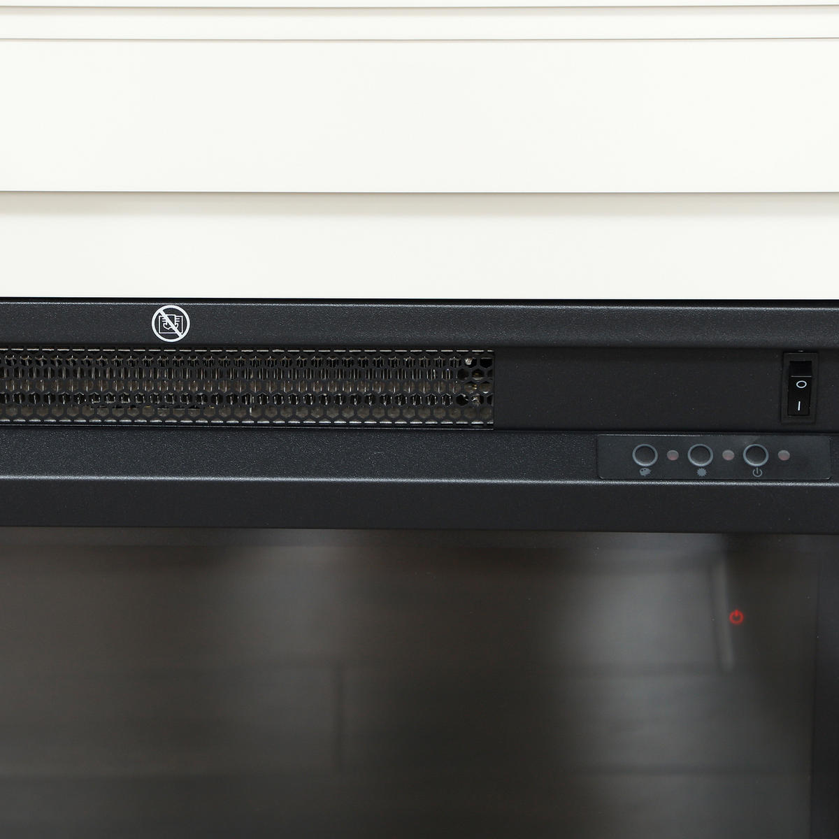 ELEKTROKAMIN DE-17066 12 Farben & 5 Helligkeiten 1000/2000W Weiß - Weiß, Holzwerkstoff (98/80/25cm) - ComfortXL