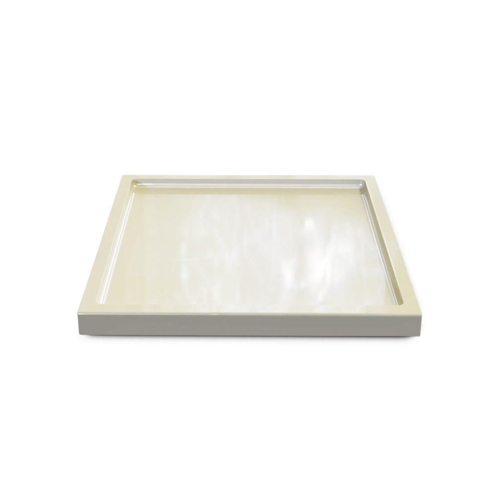 DEKOSCHALE Maya Creme Hochglanz - Creme, Holzwerkstoff (1.8cm) - Vladon