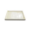 DEKOSCHALE Maya Creme Hochglanz - Creme, Holzwerkstoff (1.8cm) - Vladon