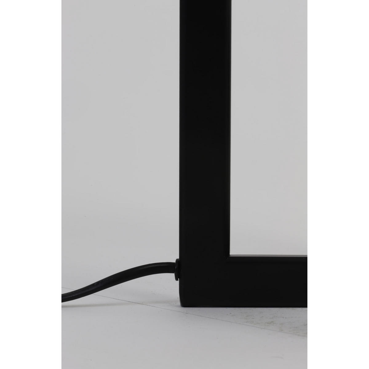 LAMPENFUSS Mace Schwarz 21/21/46 cm - Schwarz, Metall (21/21/46cm) - Light & Living
